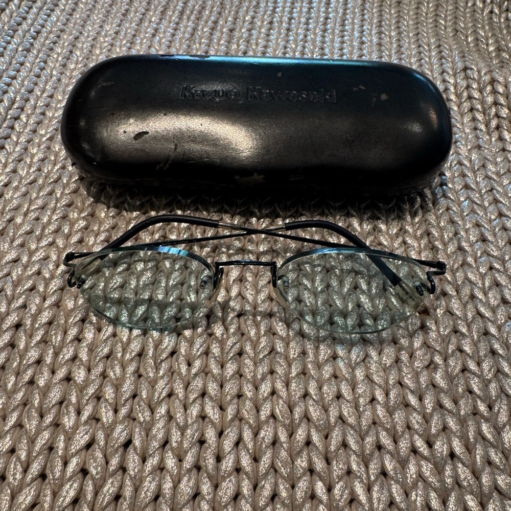 Kazuo Kawasaki Sunglasses MP-634 with Hard Shell Case